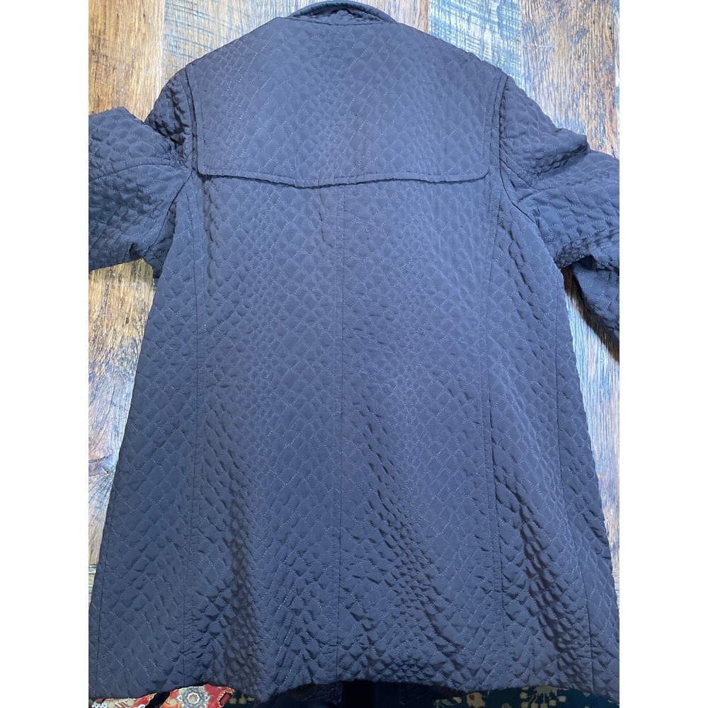 Talbots Quilted Toggle Coat Dark Brown Women's Outerwear Size M - Picture 5 of 5